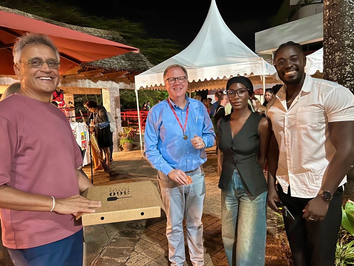 Foundation members with guests at an event